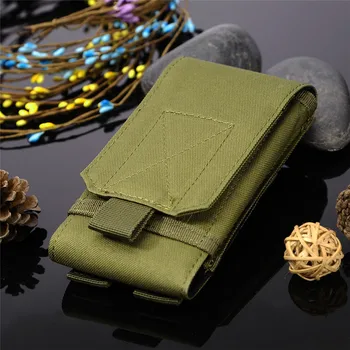 

Outdoor Camouflage Army Green molle Bag Waist Belt Case Waterproof Waist Bags Hunting Camo Bags Accessory Pouch