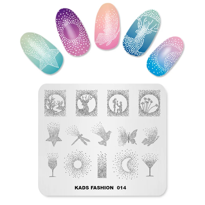 AriesLibra 10 видов конструкций, модная серия, штамповка для ногтей, пластина для стемпинга для нейл-арта, штамповка для ногтей, штамповка - Цвет: fashion 14