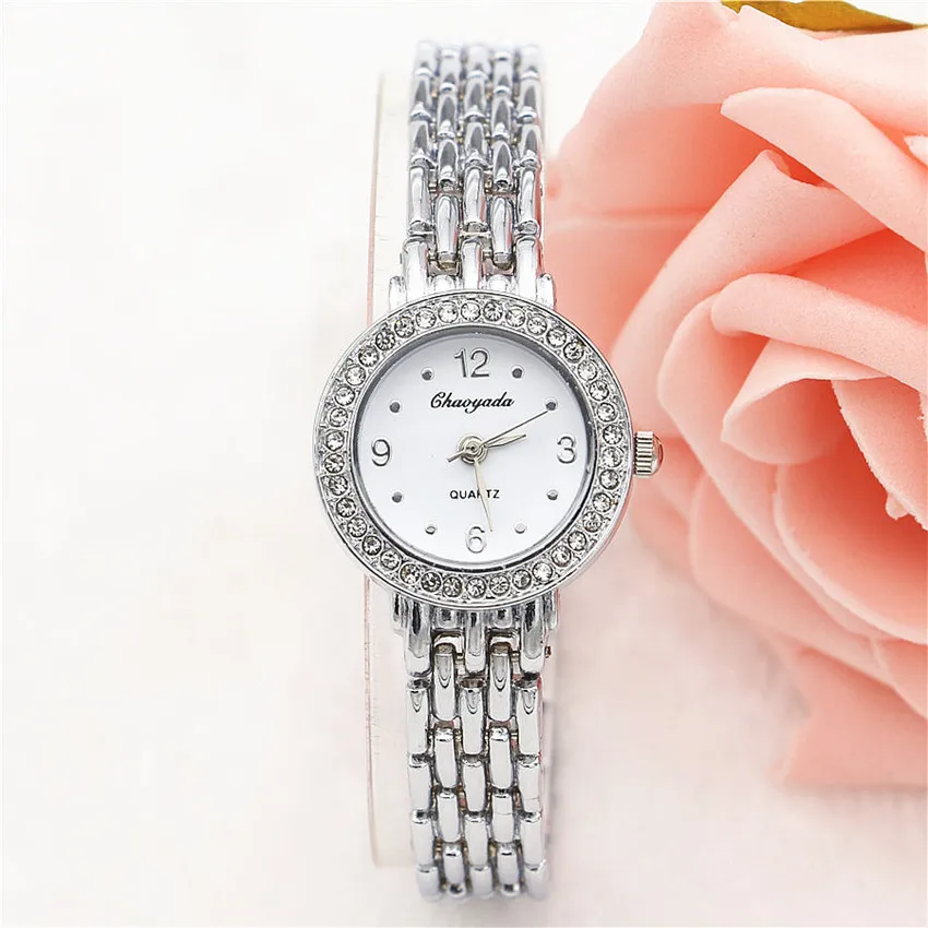 

Montre Femme De Marque Diamond Silver Bracelet Elegant Ladies Dress Clock Women Quartz Wristwatches Women Watches Gift Hour