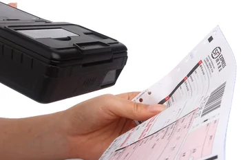 Preise 5 Zoll Andriod Pos Terminal Rfid UHF-Reader Mit NFC Reader, Thermische Drucker WIFI Bluetooth 4G 2D Barcode Scanner LS550S(2D + UHF)