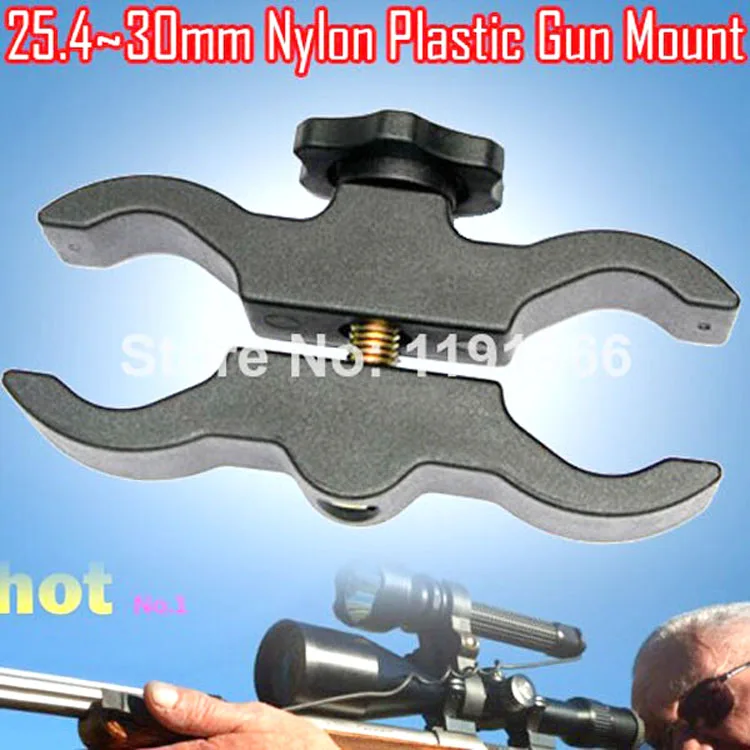 Free Shipping 1 PCS Plastic Hunting gun mount Clamps, 25mm 30mm Tactical Flashlight and laser