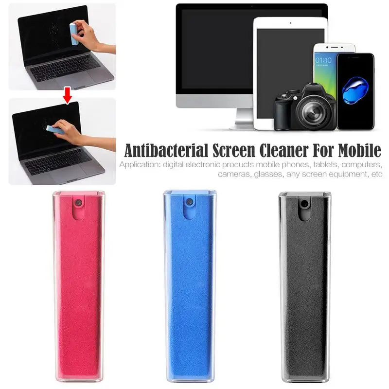 

Portable Mobile Computer Tablet PC Screen Cleaner Kit Cleaner Spray Square