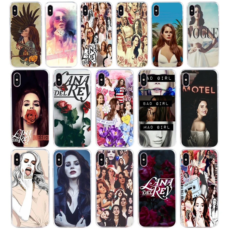 217H lana del rey Soft Silicone Tpu Cover phone Case for iphone 5 5s se