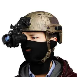 Черный PVS-14 очки ночного видения прицел монокулярное устройство водонепроницаемый цифровой ИК ЖК Подсветка для шлема охотничья военная