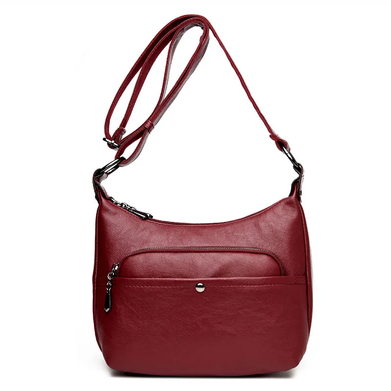 

Fashion Woman Hobos Bags Handbags Soft Leather Women Shoulder Bags Bolsa Feminina Crossbody Satchel Messenger Bags High Quality