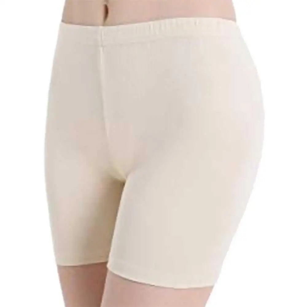 Seamless Underwear Pants Women Girls Soft Safety Short Pants Breathable Underwear Bottoming Quick Dry Shorts - Цвет: Nude