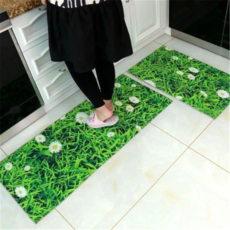 3D Kitchen Carpet Alfombra Cocina Doormat Kitchen Mats For Floor Deurmat Front Door Mat Rugs For Kitchen Antislip Outdoor Indoor