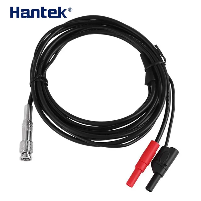 Best Price Hantek HT30A Oscilloscope Probes Auto Test Cable Dual Banana Head Multipurpose Test Line BNC to Banana Adapter Cable Leads