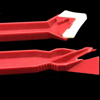 

2PC / Set of Silicone Silicone Scraper Caulking Finishing Sealing Glue Slurry Remover Floor Cleaning Tile Dirt Tool
