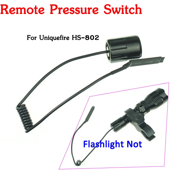 

1PCs Tactical Hunting Remote Pressure Switch For UniqueFire HS-802 802 LED Flashlight