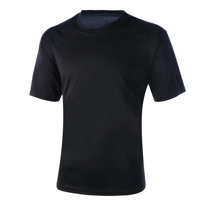 

HEFLASHOR 2018 Workout Men's Black shirts Male Fitness T-shirts Tight Elastic Bodybuilding Clothing Casual Male Tee&Tops