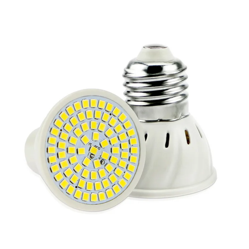 Светодиодный точечный светильник лампа E27 E14 MR16 GU10 светодиодный 2835 лампа накаливания SMD для Спальня Кухня Гостиная белый светильник 60 80 светодиодный s