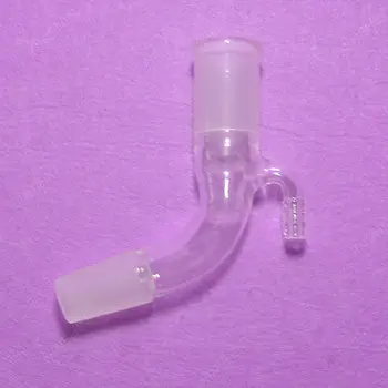

24/40 Glass Bend Adatper with Side Arm Tube,105 Bent,Chemistry Glassware