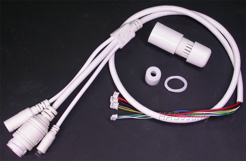 Cable LAN + sensor de CD para luces visibles LED color imagen en visión nocturna seguridad cámara IP, 1x LED de estado de