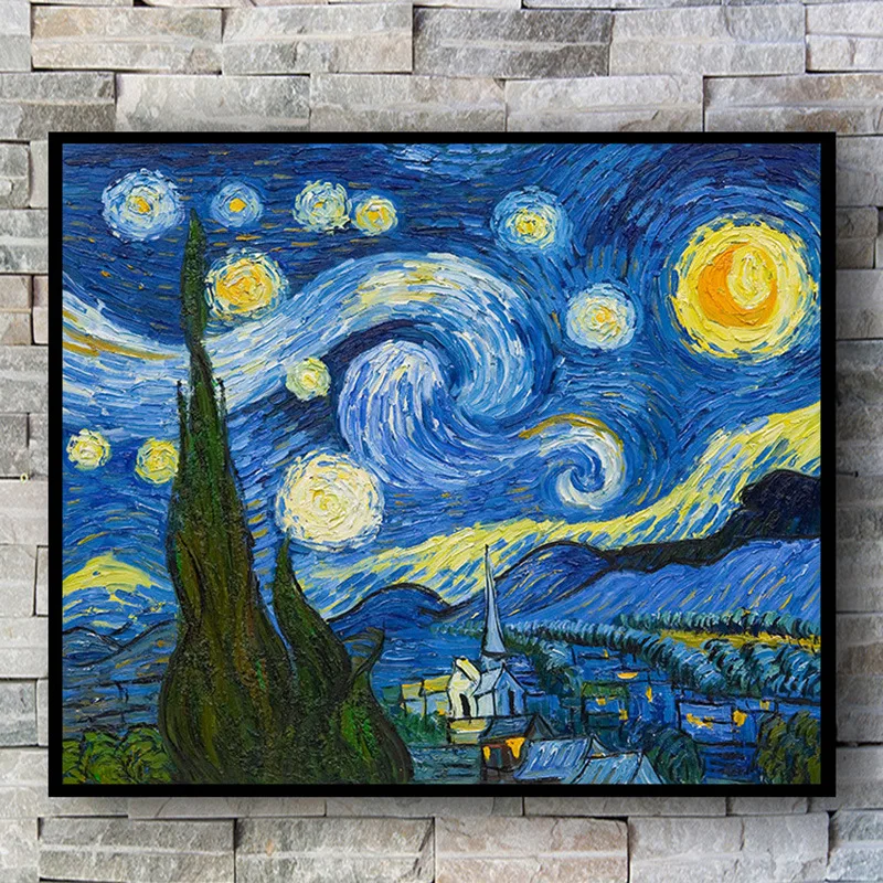 Van Gogh starry night DIY 5D diamond painting full square embroidery