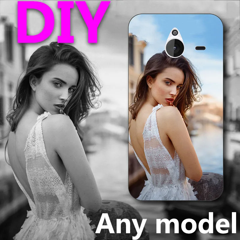 Custom DIY LOGO Design Print Photo Name Case For Nokia Lumia 640 XL 5.7&quot Back Cover Customized Printed Personal Cases | Мобильные