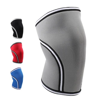 

1 PCS 7mm Neoprene Knee Pads Protectors Compression Sports Leg Supports Weightlifting Powerlifting Knee Sleeves Brace