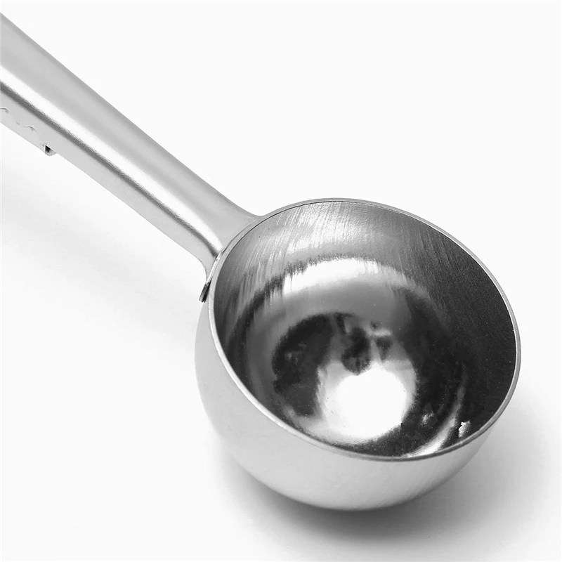 

Multifunction Stainless Steel Coffee Tea Scoop with Clip Measuring Cup Spoon 66CY