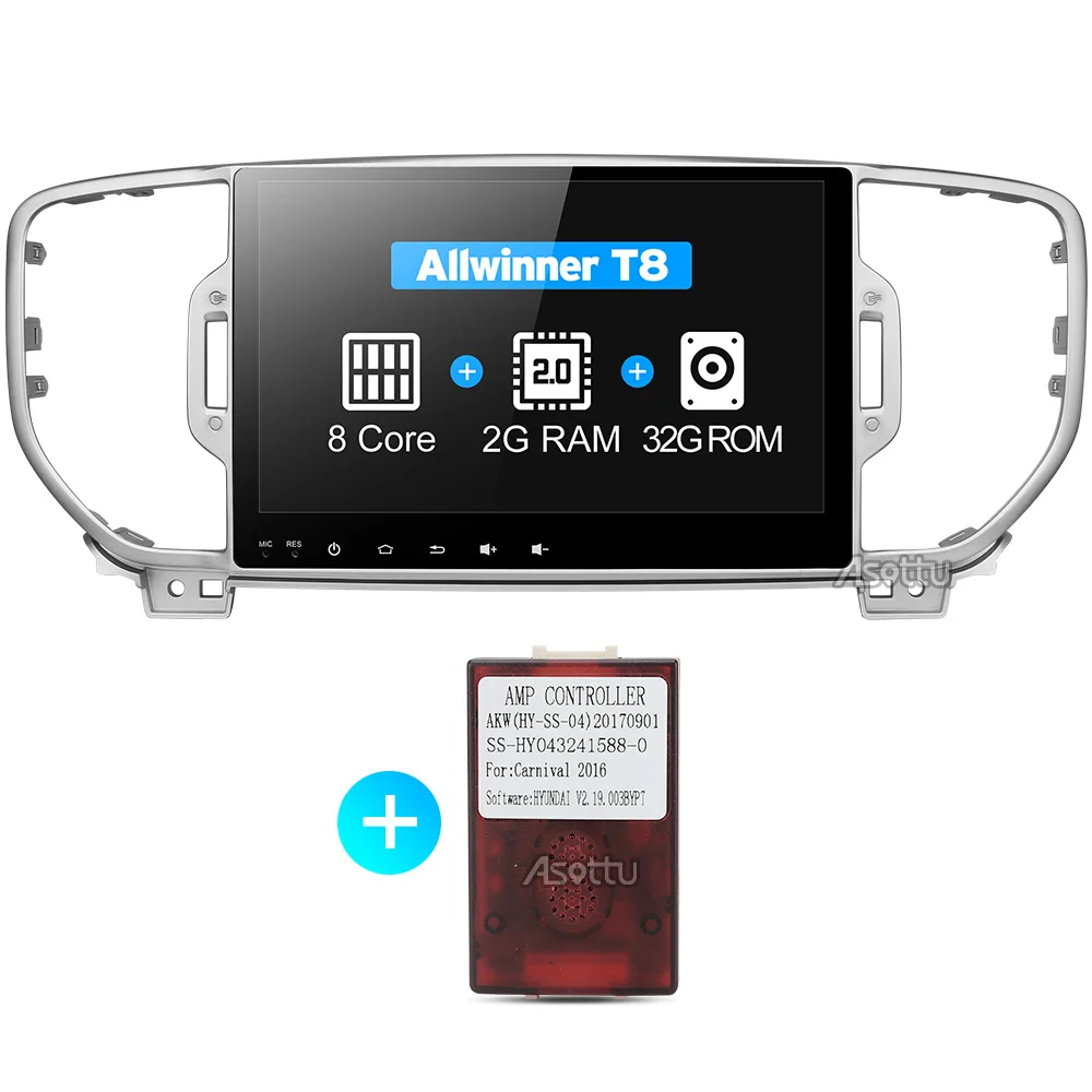 2 г mutilmedia Android 8.1 dvd-плеер автомобиля GPS DVD для Kia Sportage ПК автомобиля GPS-навигации 1 DIN стерео головное устройство - Цвет: with canbus