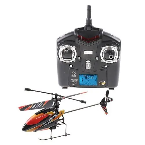 WLToys V911 Products 4 канальный 2 ГГц мини радио с одним пропеллером RC вертолет гироскоп