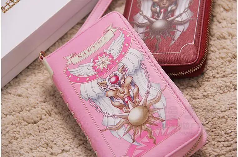 5 шт. Горячая новинка Cardcaptor Sakura Grimoire сумочка кошелек Классический воспроизвести