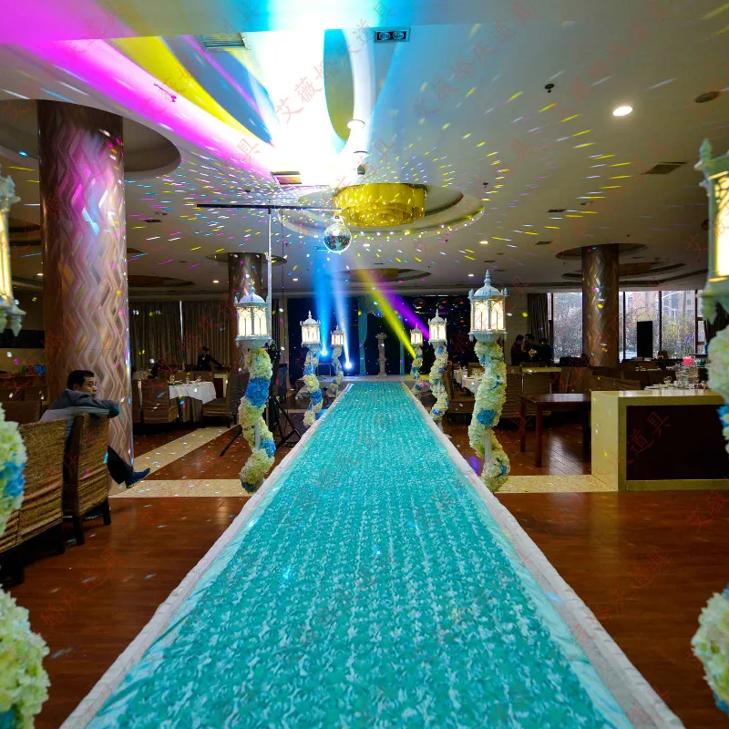 66ft lot rose flor casamento subiu tapete