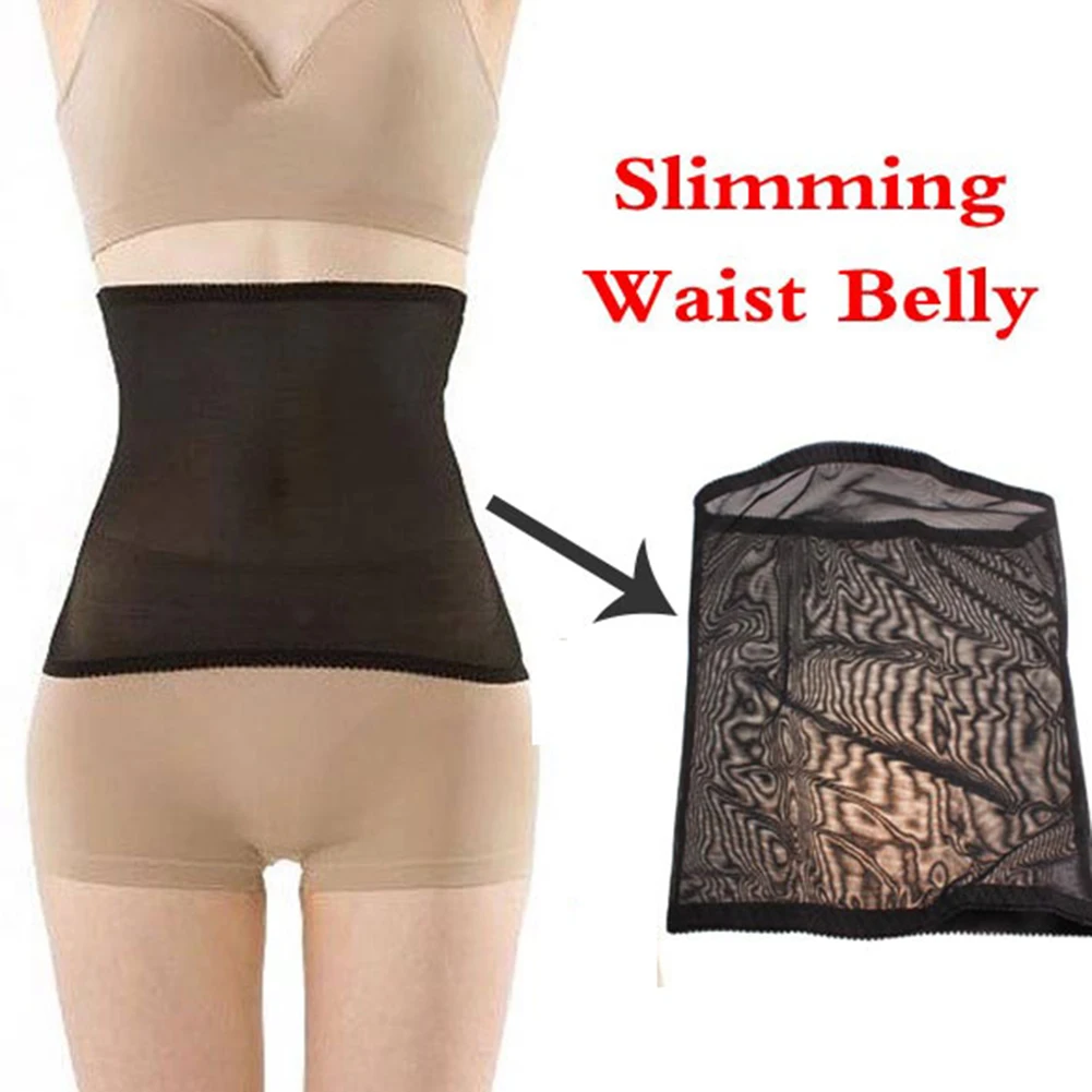 

Beauty Women Slimming Product Black Ultrathin Breathable Slimming Belt Tummy Shaper Postpartum corset Slim Waistband Wraps FB