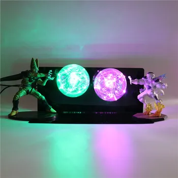 

Dragon Ball Z 3D Lamp DBZ Cell vs Frieza Luminaria Kids Baby LED Night Light Bedroom Bedside Decorative Table Lamp for Children