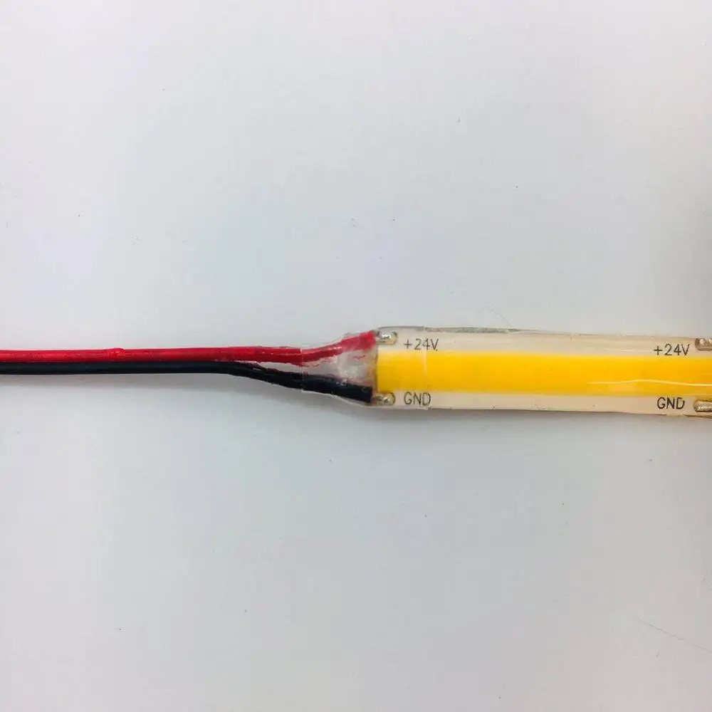 ZZEL ZYEL неводонепроницаемая FPC гибкая светодиодная лента COB мягкая COB 5 м в рулоне DC24V 60 Вт RA90 без точечного линейного освещения в помещении применение