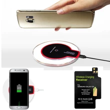 Для samsung Galaxy S5 Qi комплект беспроводной зарядки S5 Беспроводное зарядное устройство приемник для Galaxy S 5 I9600 G900 G900S G900I G900F G900H