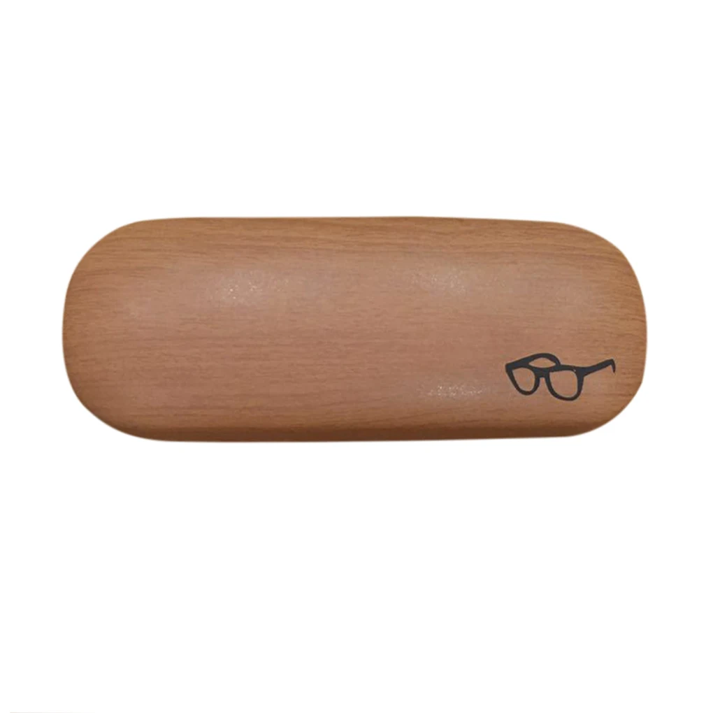 

Wood Pattern Reading Eyeglasses Case Sunglasses Box Shell Protector Portable Eyewear Hard Shell
