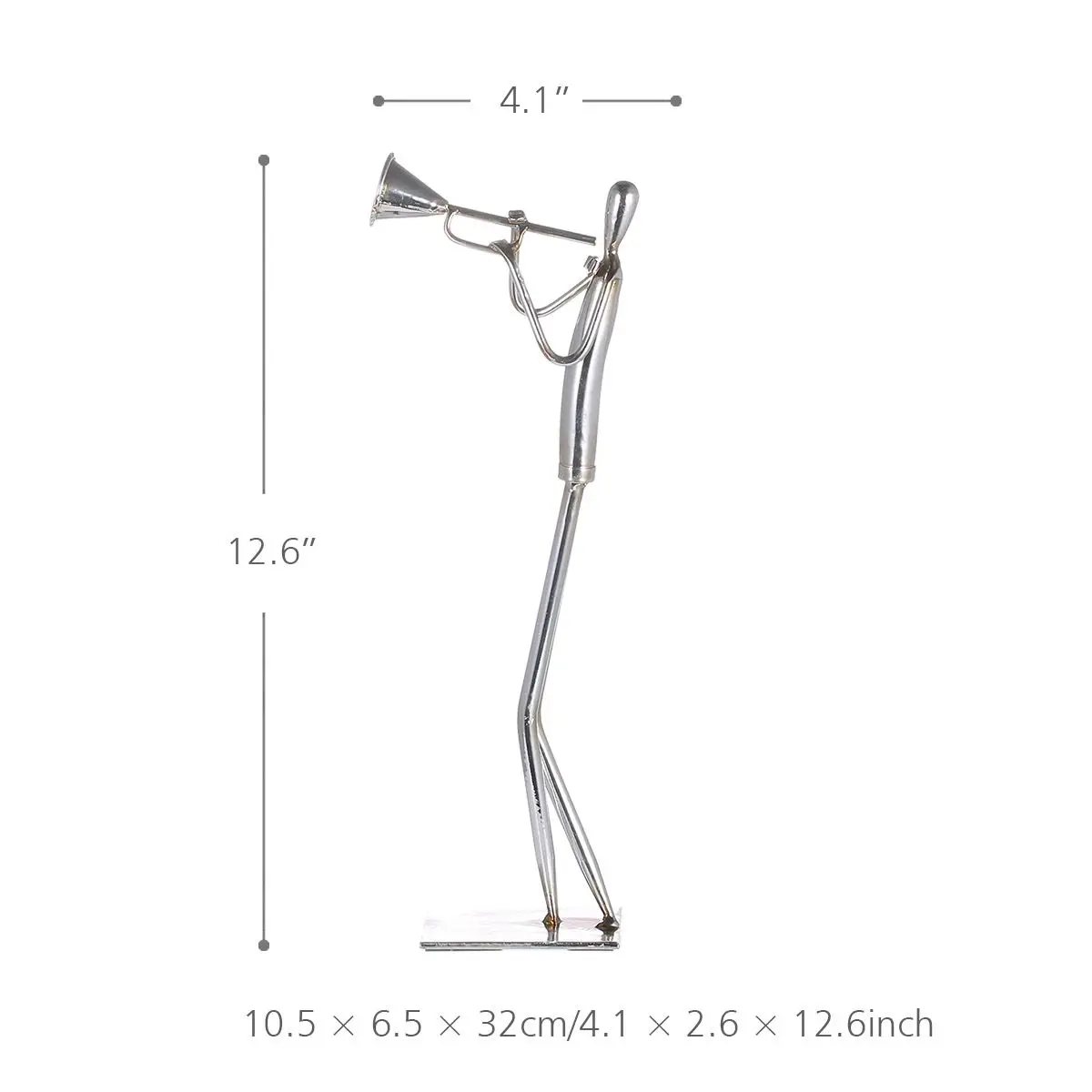 Оркестровая труба металлическая скульптура tooarts железная скульптура абстрактная скульптура Современная Скульптура группа инструмент украшение дома