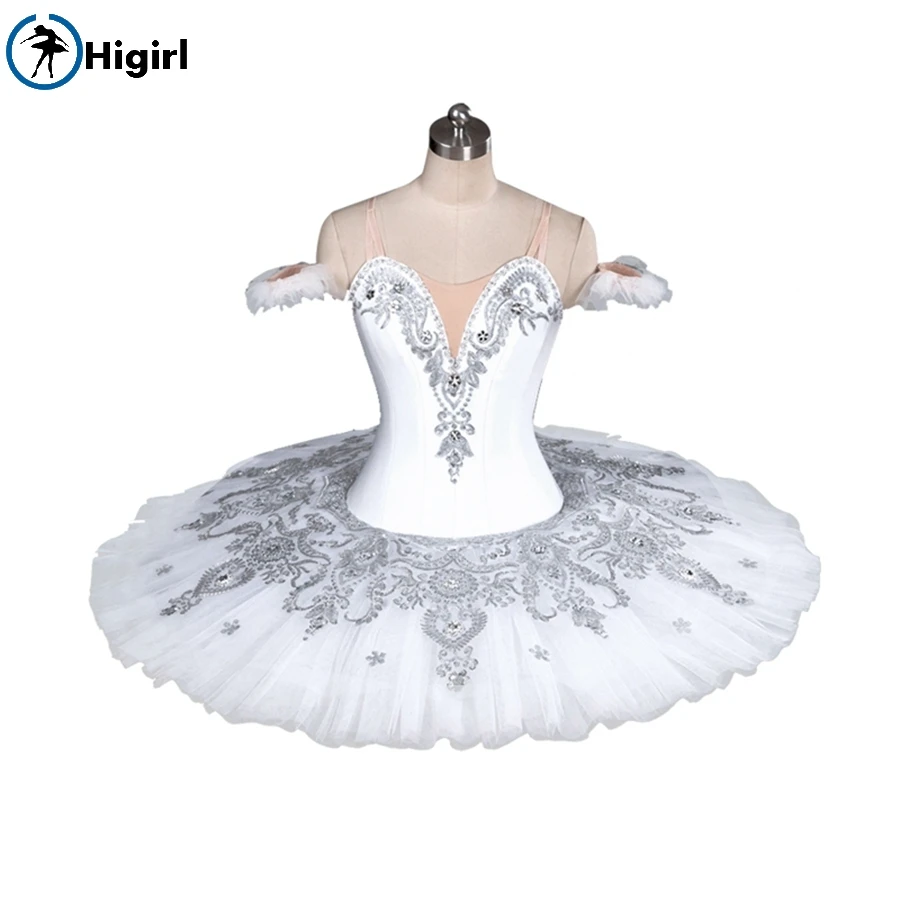 Girls professional tutu white ballet costume adult white swan lake ballet tutu pancake tutu child tutu balletBT9082A
