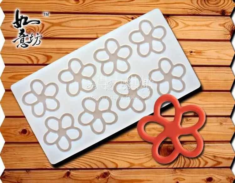 cake decorating tools flower silicone baking mat chocolate ...
