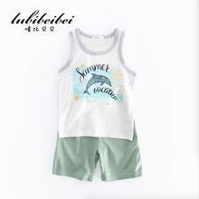 Summer Kids Clothes Sets Short Sleeve Boy T shirt Shorts Suit Clothing Set Newborn Sport Suits