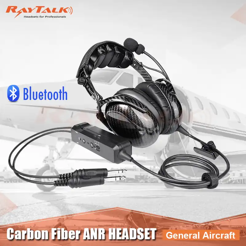 active noise cancelling aviation headset