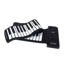 61 клавишная электронная фортепианная клавиатура Кремниевая гибкая рулонная фортепианная Поддержка функция USB порт с громким динамиком