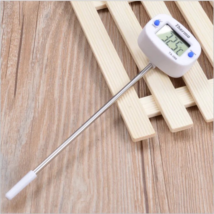 Термометр для еды, измеритель температуры кухонного пищевого масла, измеритель температуры молочной воды, электронный термометр типа зонда