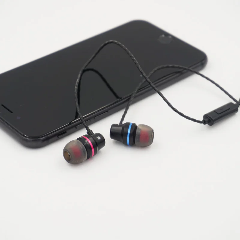 DUSZAKE наушники-вкладыши для Xiaomi наушники для телефона стерео бас гарнитура Металлические проводные наушники HiFi наушники микрофон для Samsung