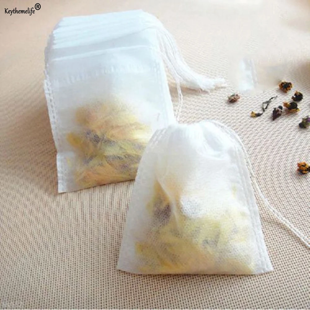 Buy 100Pcs/Lot Empty Tea Bags With String Heal Seal