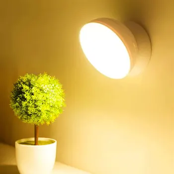 

LED Motion Sendor Night Light 360 Adjustable Rotation Night Lamp Creative Stick Wall Lamp for Corridor Bed Stairs Cabinet MY