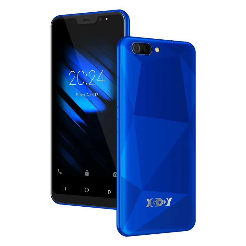 XGODY X27 5 дюймовый мобильный телефон Android 9 0 Face ID MTK6580 четырехъядерный 1 ГБ 16 3g Две sim