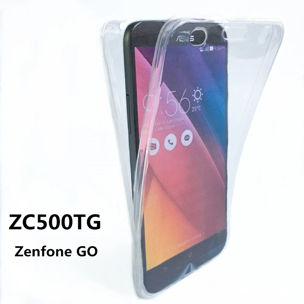 ZC500TG силиконовый прозрачный чехол для ASUS Zenfone GO мягкий телефона Кристальные