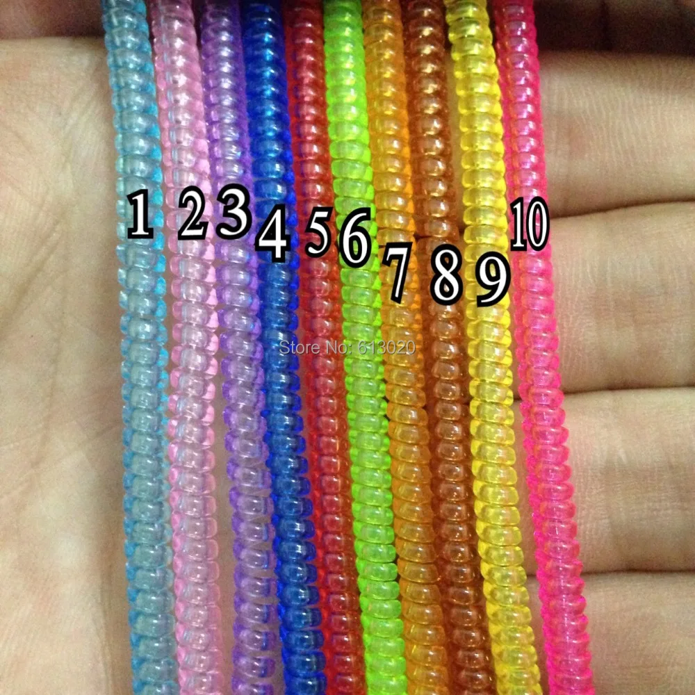 Mixed Clear Colors Spiral Cord Revamp And Protect Your Charger And