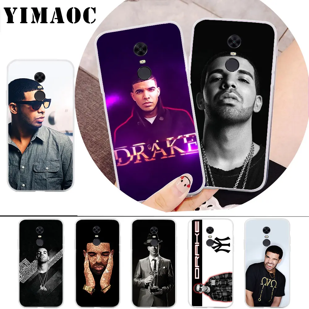 

YIMAOC Hip hop R&B Rapper Soft Case for Xiaomi Redmi 4A Note 7 4X 5 Plus 5A Prime 6 Pro 6A S2