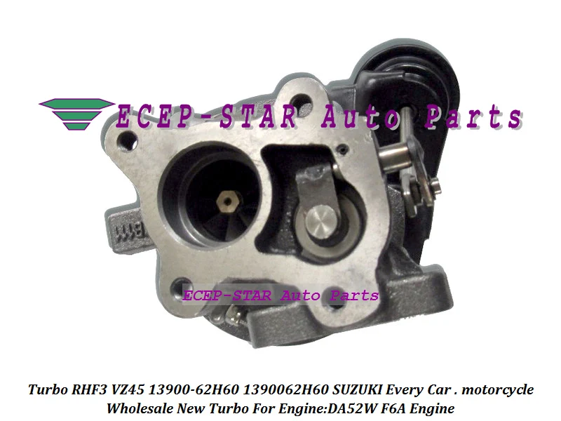Turbo RHF3 VZ45 13900-62H60 13900 62H60 1390062H60 Turbocharger For ISUZU For SUZUKI Every motorcycle DA52W F6A Engine  (5)