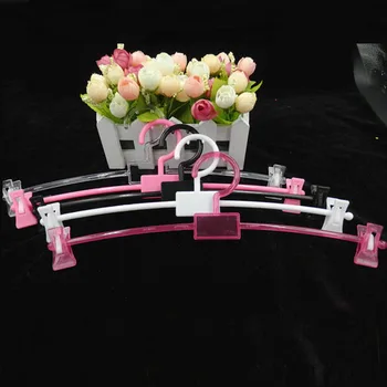 

[Free shipping] Colorful Plastic Hanger with Clips for Bra, Lingerie Hanger, Underwear Hanger (20 Pieces/Lot)