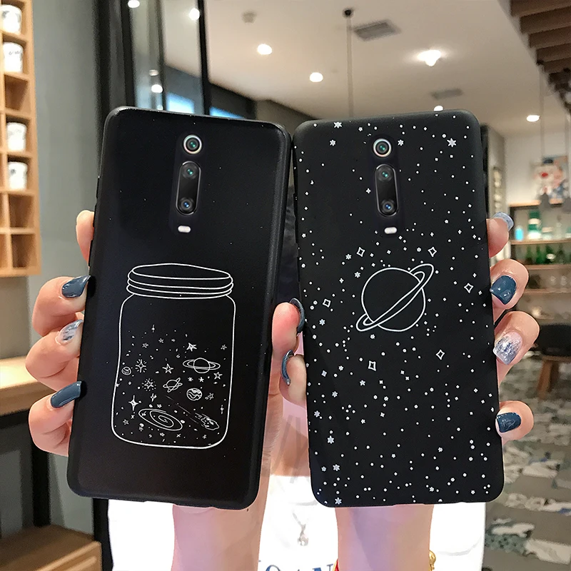 

Soft Phone Case For Xiaomi Mi 9T Pro 8 A2 Lite SE A1 Starry night Case For Xiaomi Redmi K20 Note 6 7 5 Pro 6A Pocophone F1 Cover