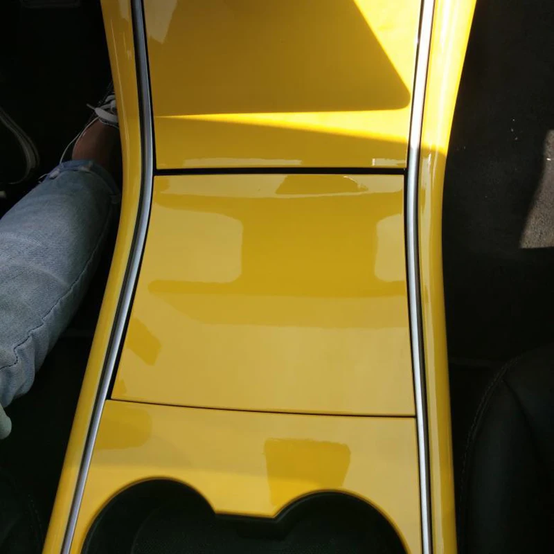 

Frame Water Cup Holder For Tesla Model 3 2018-2019 Yellow Replacement ABS Plastic 4pcs Set