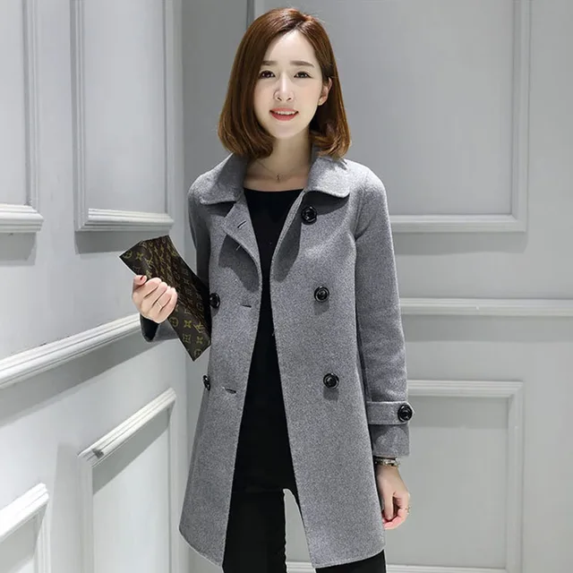 Chaqueta Elegante Mujer Lana Doble Botonadura 1493 Chaqueta Elegante Mujer Lana Doble Botonadura 1493